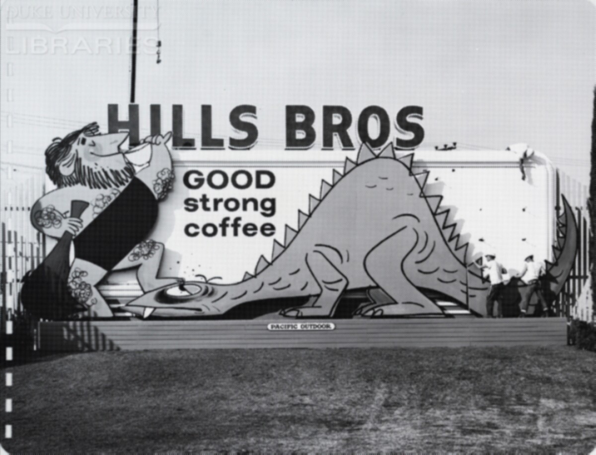 An installation crew places and fastens cutouts to a billboard.