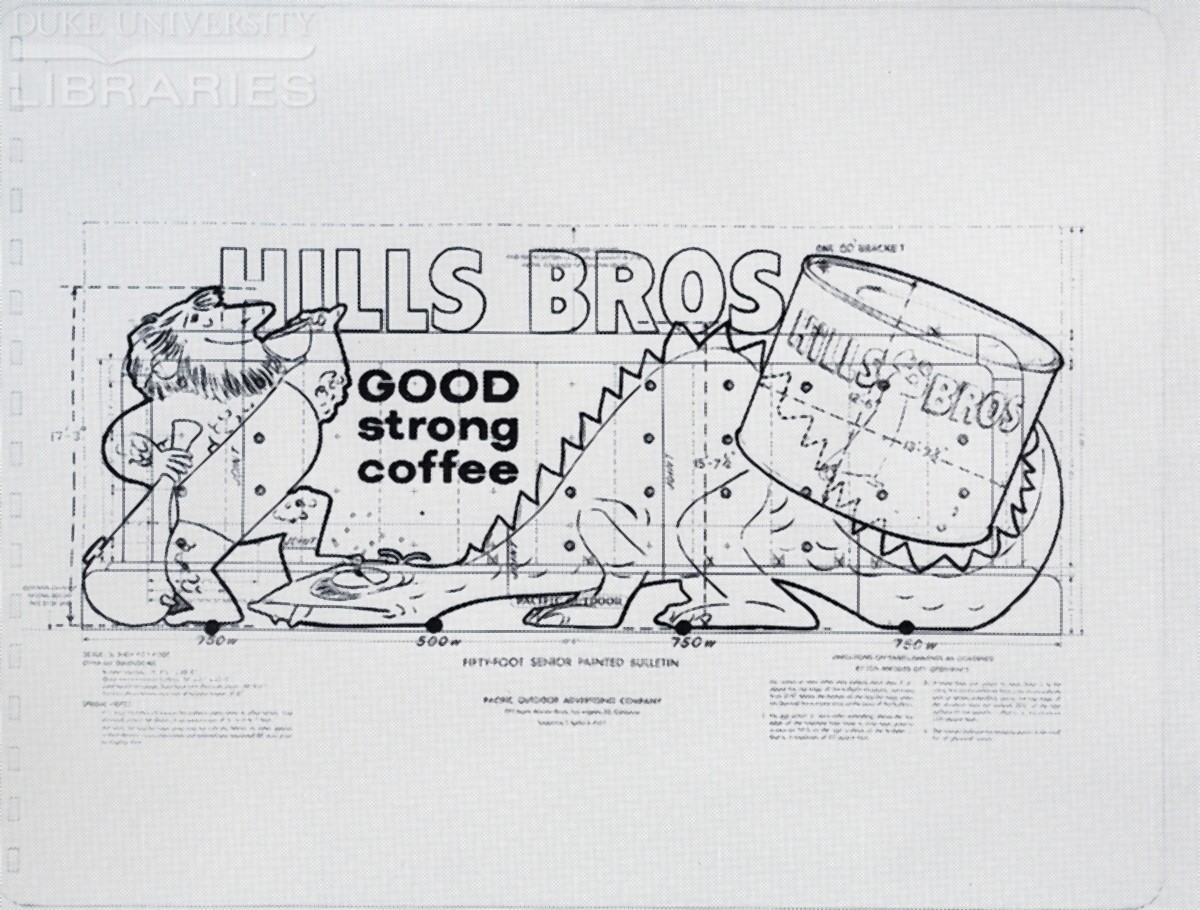 Billboard layout and construction plan for a fifty-foot senior artist-painted billboard.