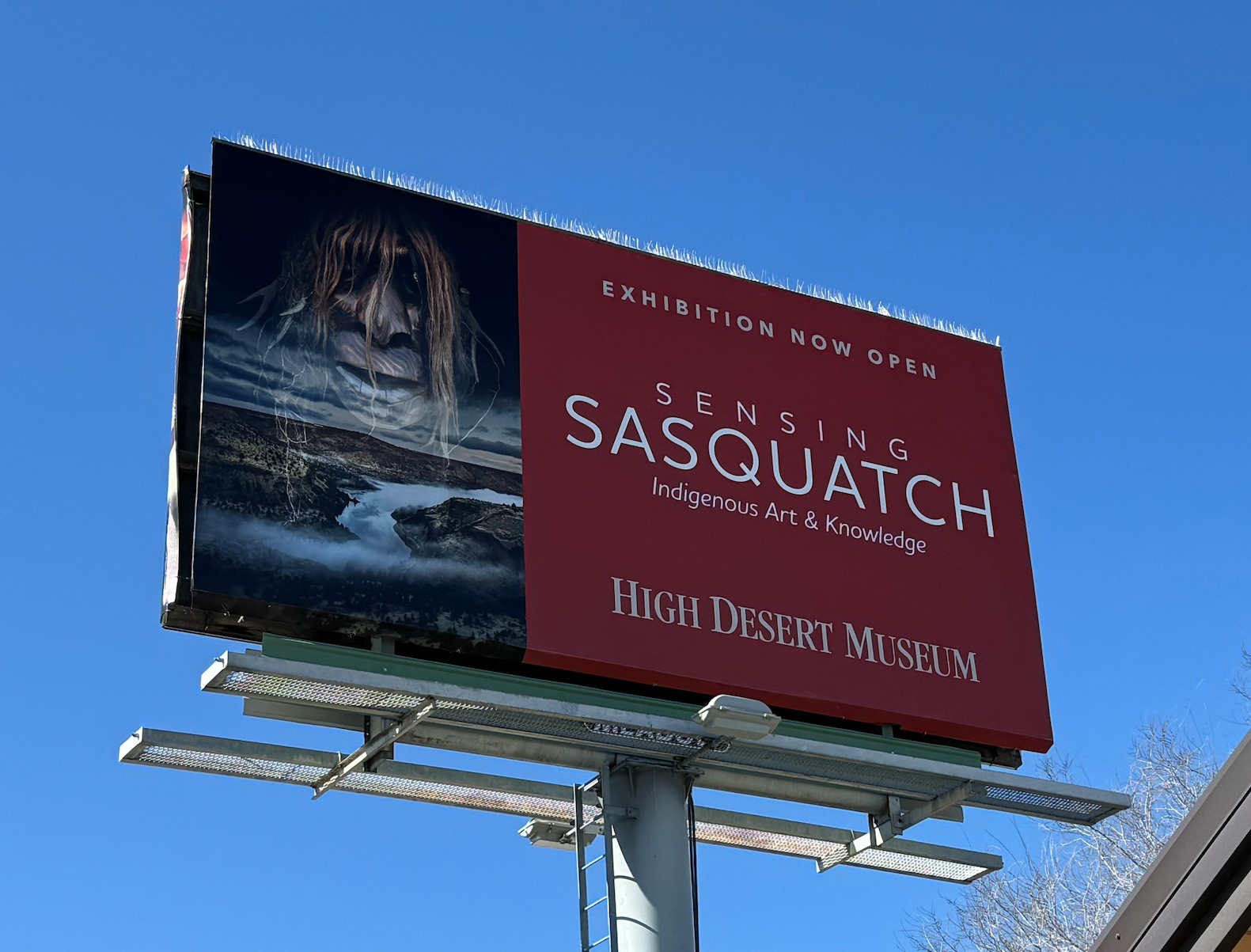 High Desert Museum Billboard featuring sasquatch