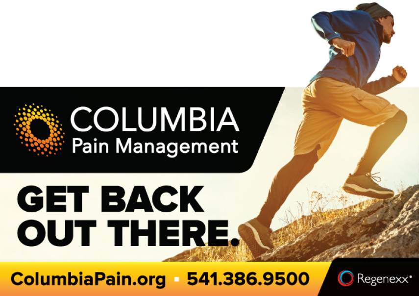 Columbia Pain Management billboard advertisement by Meadow outdoor Advertising